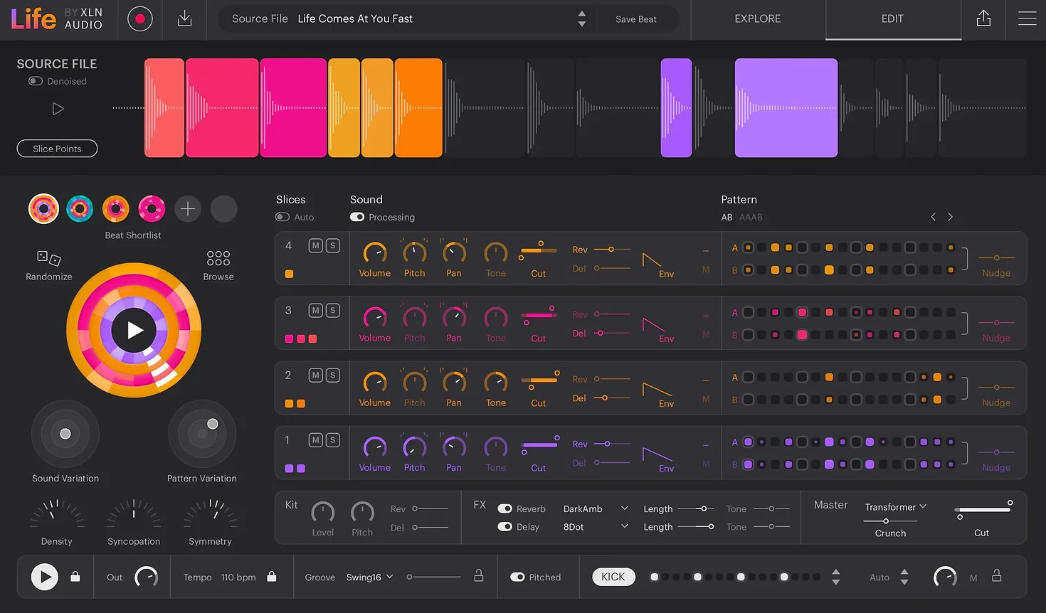 XLN Audio Life | Edit GUI