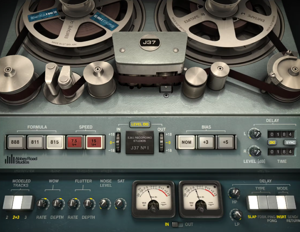 Unleash the Analog Magic: Waves Abbey Road J37 Tape Saturation Plugin